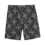 Ninja Weapon Pattern Print Men's Sports Shorts