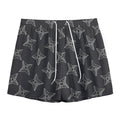 Ninja Weapon Pattern Print Mesh Shorts