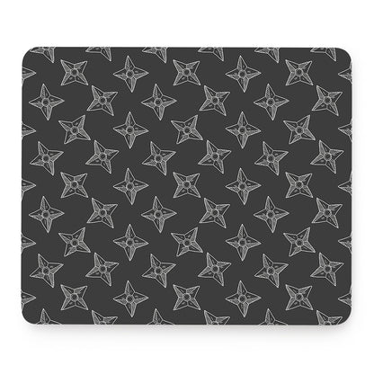 Ninja Weapon Pattern Print Mouse Pad