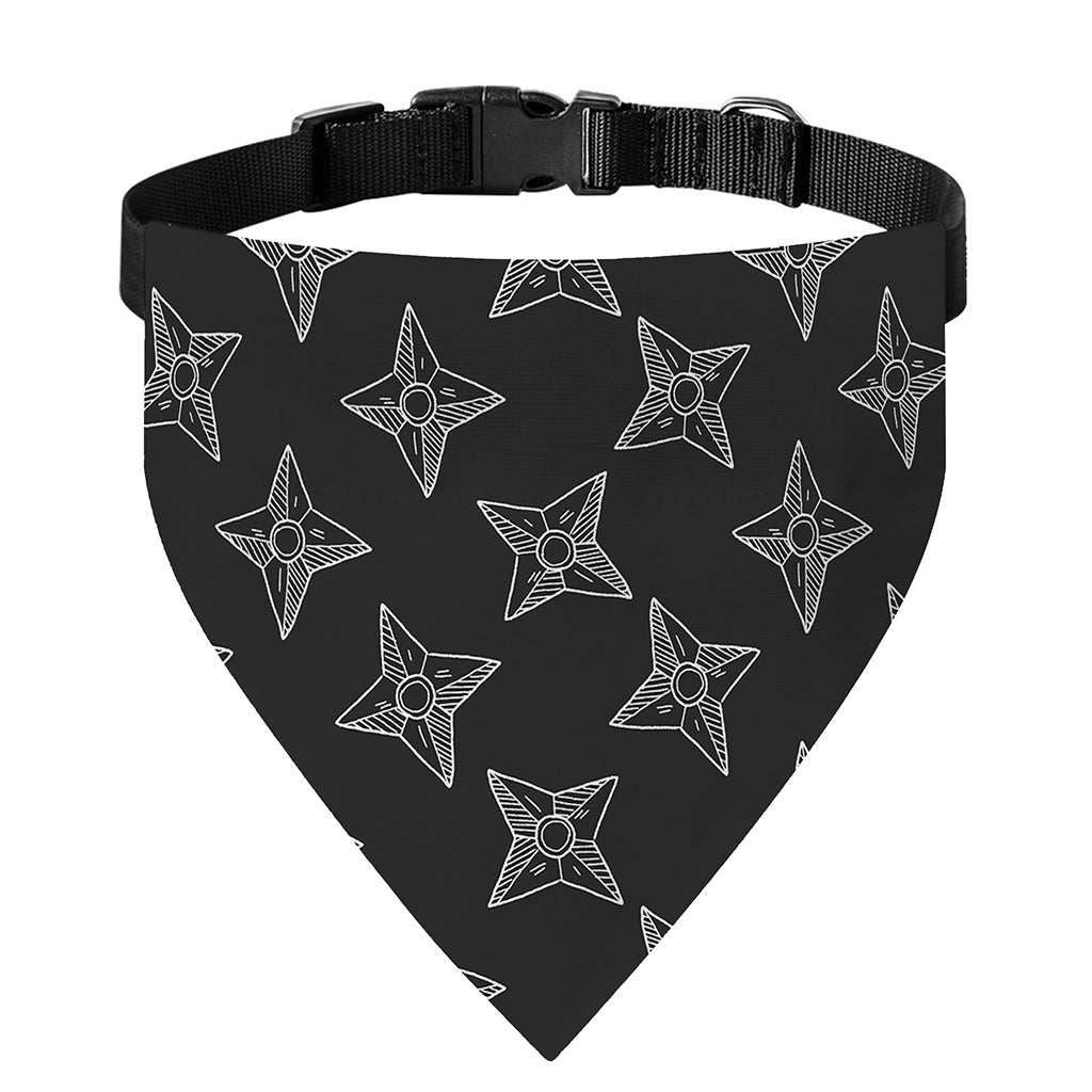 Ninja Weapon Pattern Print Over The Collar Dog Bandana