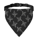 Ninja Weapon Pattern Print Over The Collar Dog Bandana
