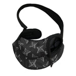 Ninja Weapon Pattern Print Pet Sling Carrier