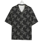 Ninja Weapon Pattern Print Rayon Hawaiian Shirt