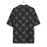 Ninja Weapon Pattern Print Rayon Hawaiian Shirt