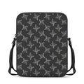 Ninja Weapon Pattern Print Rectangular Crossbody Bag