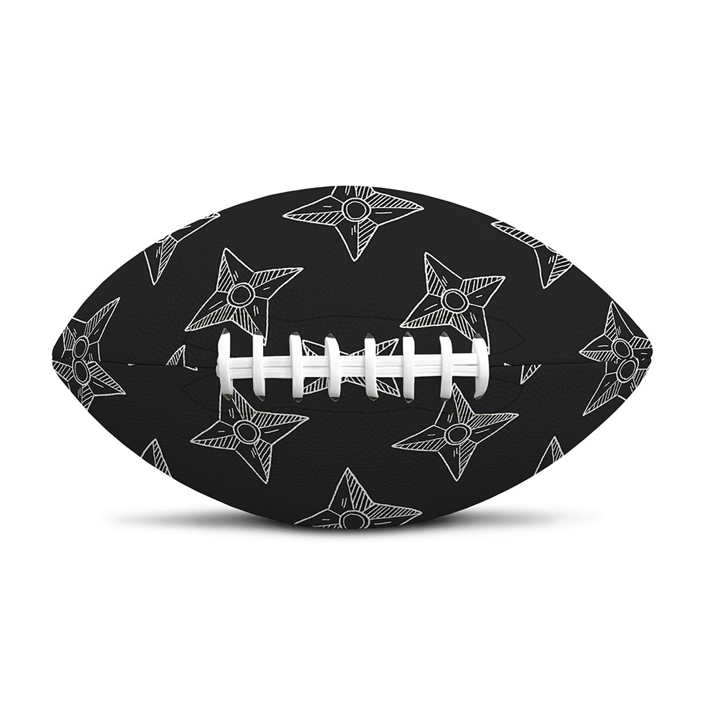 Ninja Weapon Pattern Print Rugby Ball