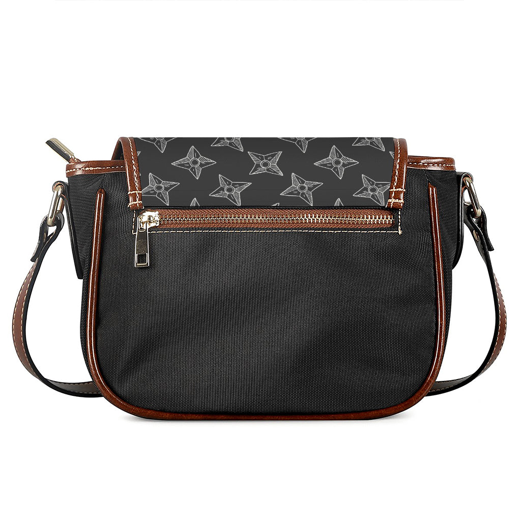 Ninja Weapon Pattern Print Saddle Bag