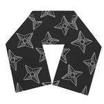 Ninja Weapon Pattern Print Scarf