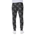 Ninja Weapon Pattern Print Scuba Joggers