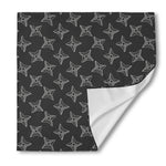 Ninja Weapon Pattern Print Silk Bandana