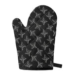 Ninja Weapon Pattern Print Single Oven Mitt