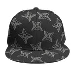 Ninja Weapon Pattern Print Snapback Cap