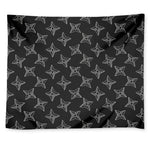 Ninja Weapon Pattern Print Tapestry