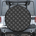 Ninja Weapon Pattern Print Tire Cover