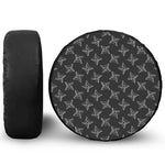 Ninja Weapon Pattern Print Tire Cover