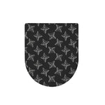 Ninja Weapon Pattern Print Toilet Lid Cover