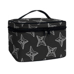 Ninja Weapon Pattern Print Travel Makeup Bag