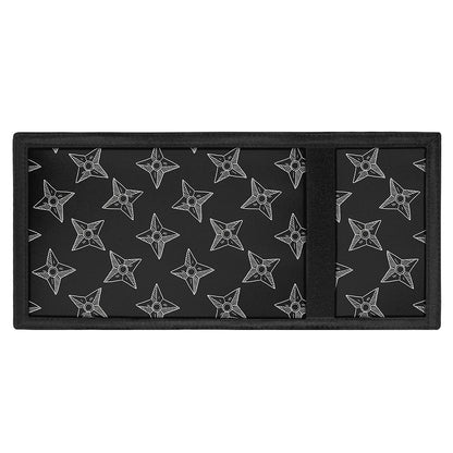 Ninja Weapon Pattern Print Trifold Wallet