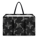 Ninja Weapon Pattern Print Utility Tote Bag