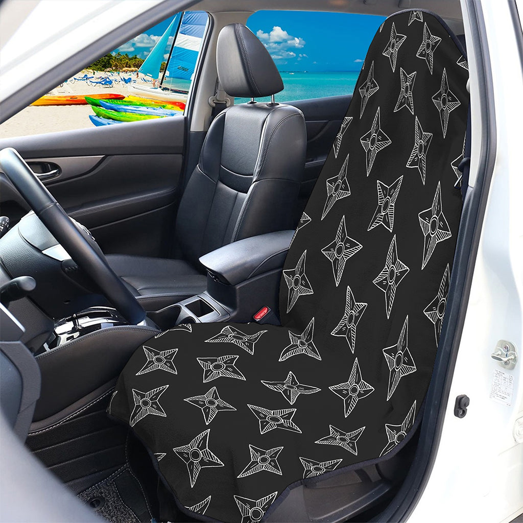 Ninja Weapon Pattern Print Waterproof Car Seat Cover