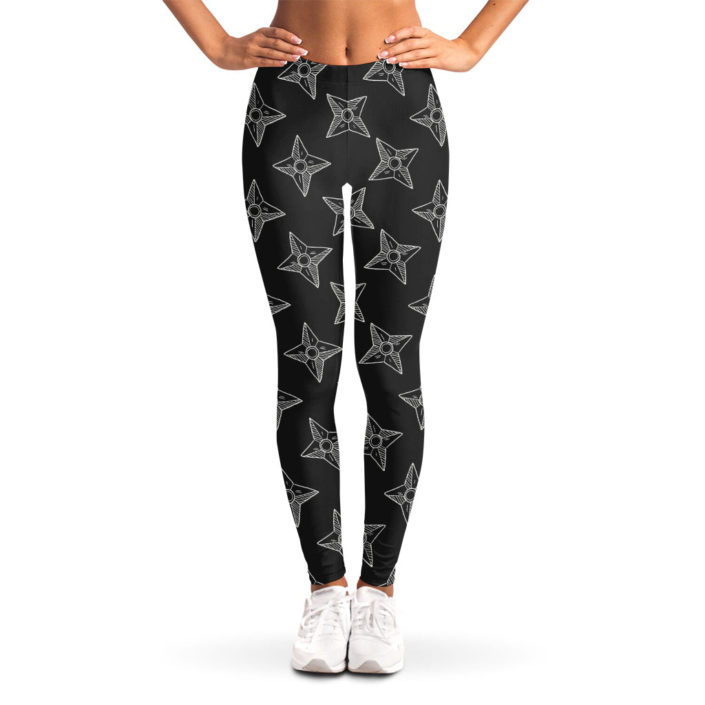 Ninja Weapon Pattern Print Women's Leggings