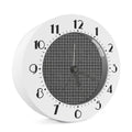 Noisy Windowpane Pattern Print Alarm Clock