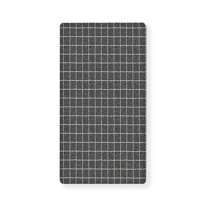 Noisy Windowpane Pattern Print Baby Crib Sheet