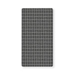 Noisy Windowpane Pattern Print Baby Crib Sheet