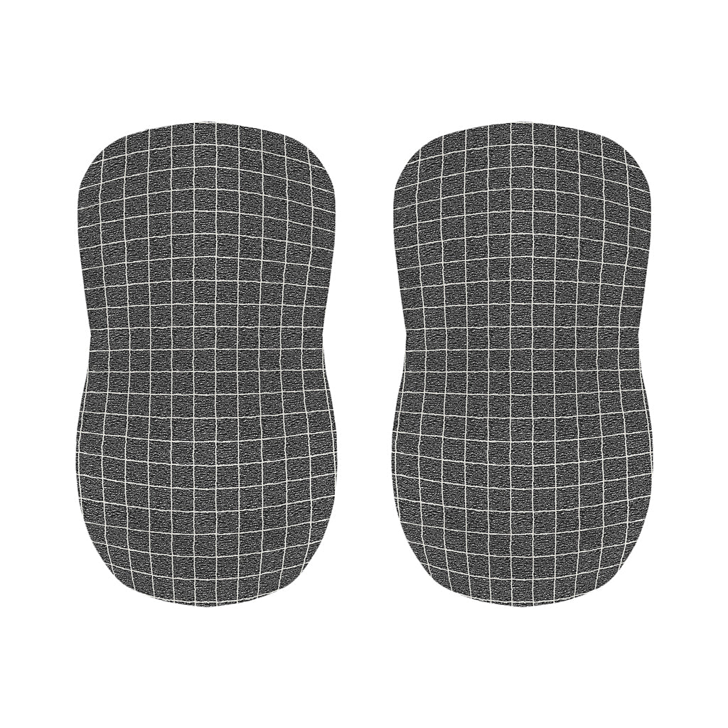 Noisy Windowpane Pattern Print Bar Stool Covers