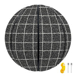 Noisy Windowpane Pattern Print Basketball