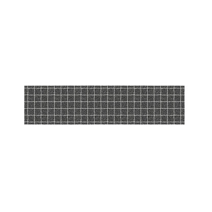 Noisy Windowpane Pattern Print Bed Runner