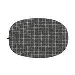 Noisy Windowpane Pattern Print Car Side Mirror Covers