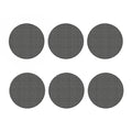 Noisy Windowpane Pattern Print Coaster Set