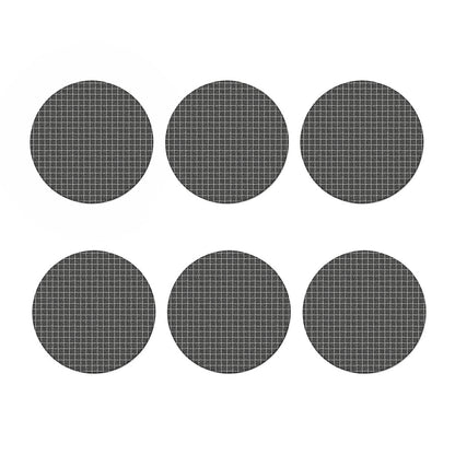 Noisy Windowpane Pattern Print Coaster Set