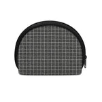 Noisy Windowpane Pattern Print Coin Purse