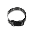 Noisy Windowpane Pattern Print Dog Collar