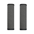 Noisy Windowpane Pattern Print Handle Covers