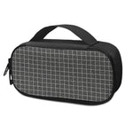Noisy Windowpane Pattern Print Insulin Cooler Travel Case