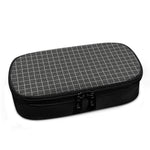 Noisy Windowpane Pattern Print Insulin Cooler Travel Case