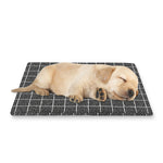 Noisy Windowpane Pattern Print Pet Cooling Mat Cover