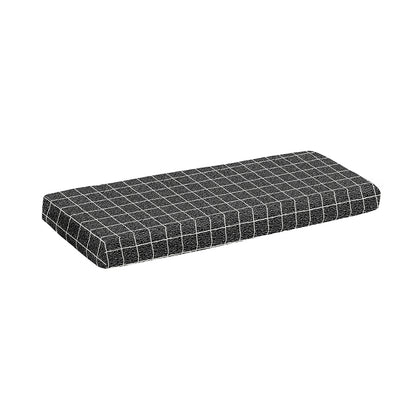 Noisy Windowpane Pattern Print Piano Keyboard Cover