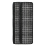 Noisy Windowpane Pattern Print Refrigerator Handle Covers