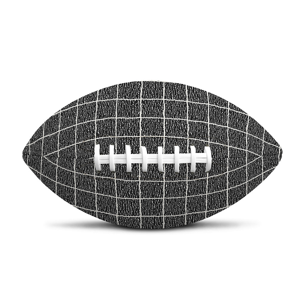 Noisy Windowpane Pattern Print Rugby Ball