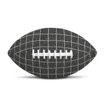 Noisy Windowpane Pattern Print Rugby Ball