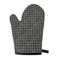 Noisy Windowpane Pattern Print Single Oven Mitt