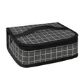 Noisy Windowpane Pattern Print Small Lunch Bag