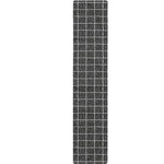 Noisy Windowpane Pattern Print Table Runner