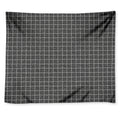 Noisy Windowpane Pattern Print Tapestry