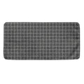 Noisy Windowpane Pattern Print Towel