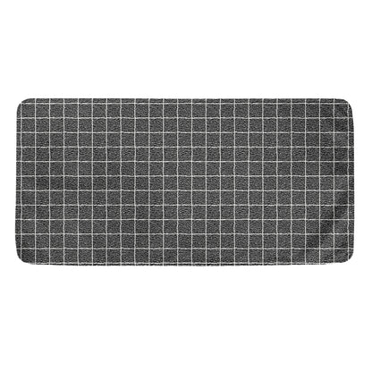 Noisy Windowpane Pattern Print Towel